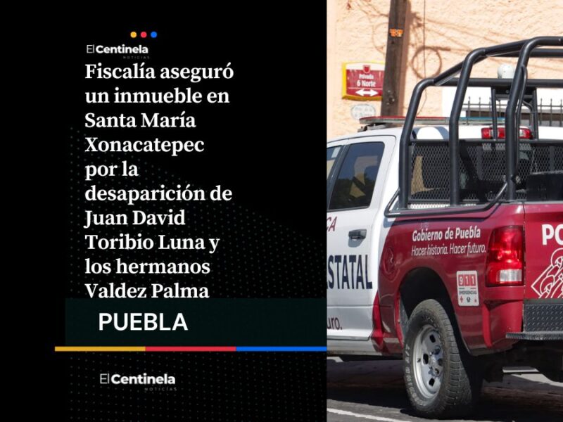 Investigan predio en Santa María Xonacatepec por desaparición de tres jóvenes, buscan restos