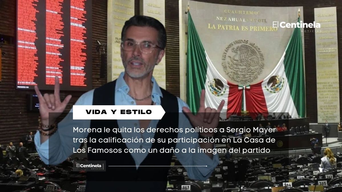 Esta es la consecuencia a Sergio Mayer por dañar imagen de Morena al unirse a LCDLFM