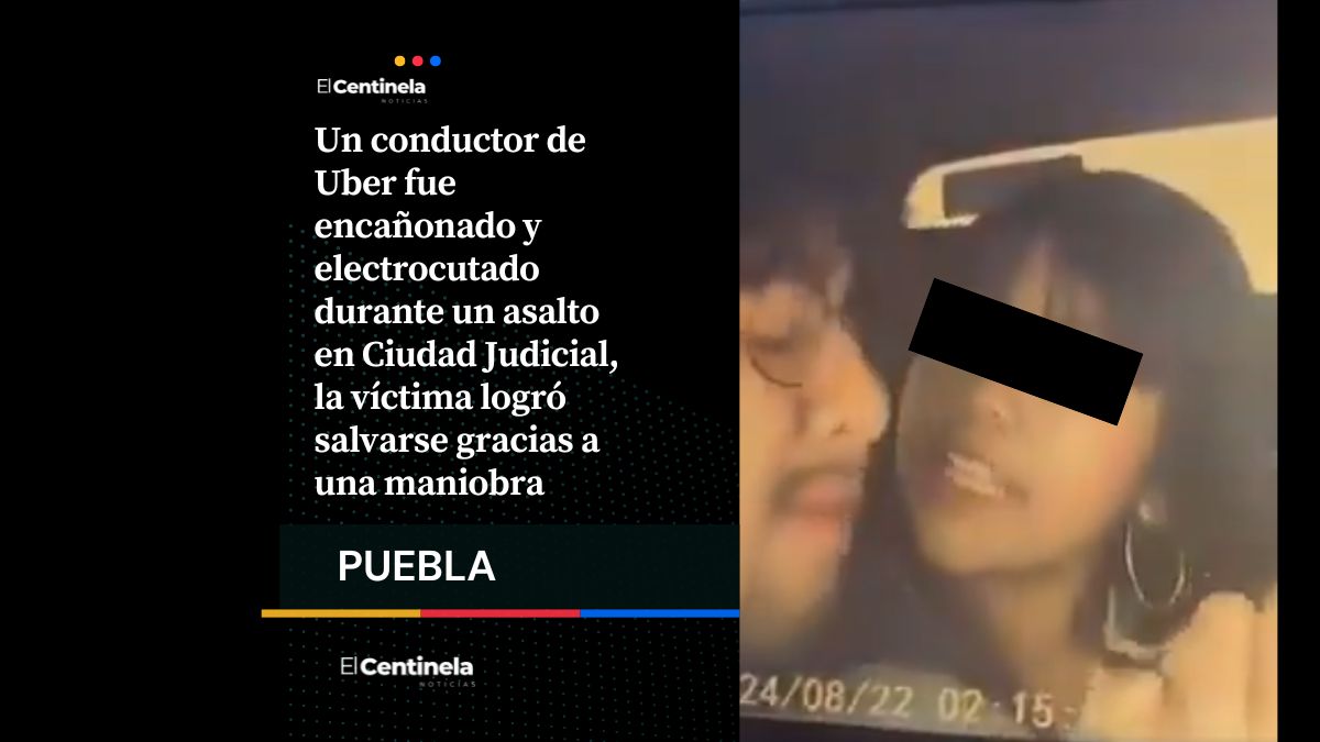 Violento asalto en Ciudad Judicial: Conductor de Uber es electrocutado con teaser y logra escapar