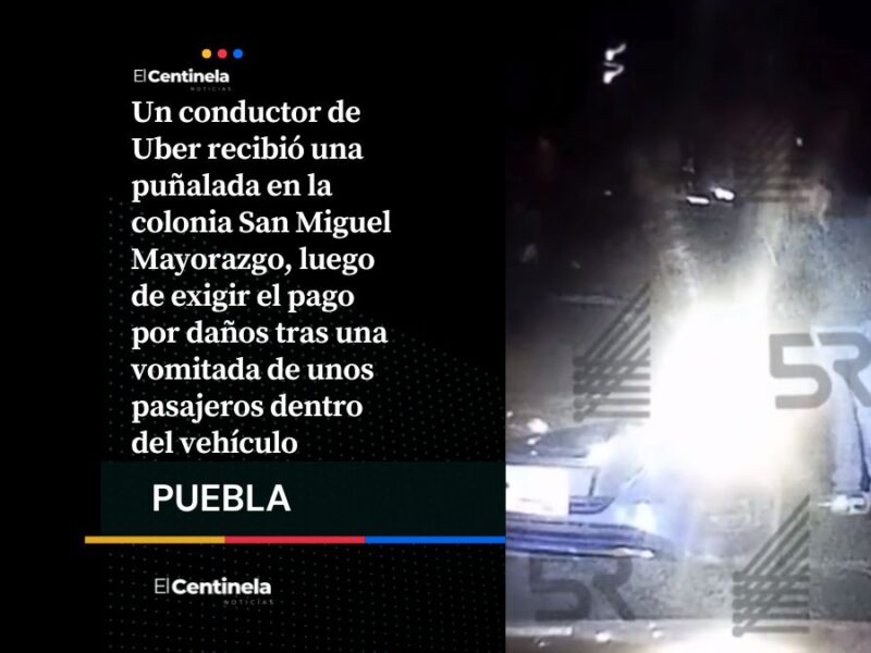 Pasajeros alcoholizados apuñalan a conductor de Uber en Mayorazgo al negarse a pagar vomitada