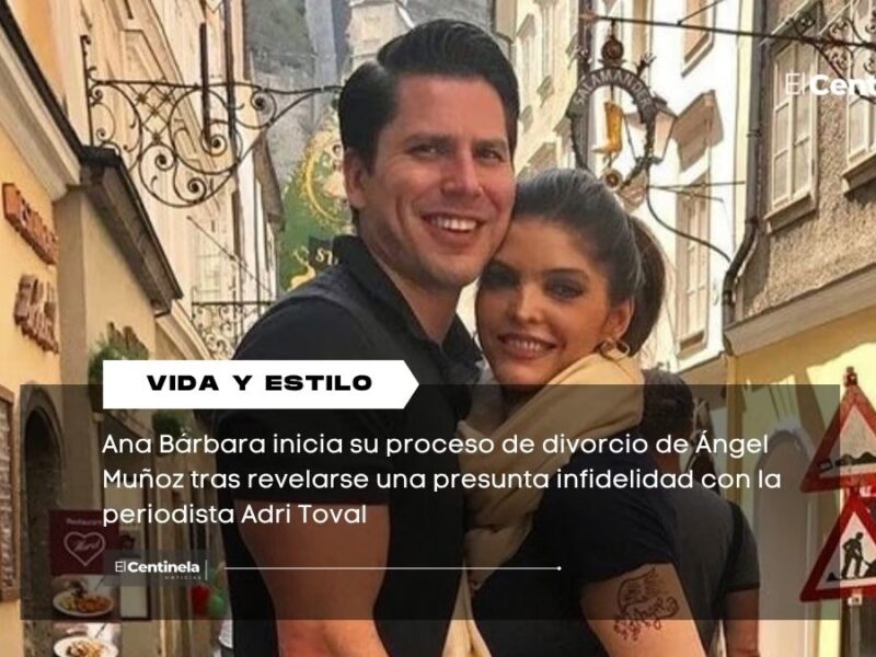 Ana Bárbara pide divorcio de Ángel Muñoz tras escándalo de infidelidad con Adri Toval