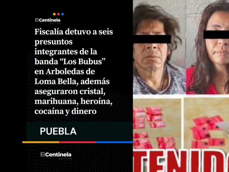 Caen seis narcomenudistas de “Los Bubus” en Arboledas de Loma Bella durante cateo
