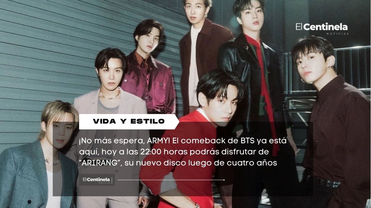 ¡Se acabó la espera! BTS estrena ‘ARIRANG’ hoy: horario en México, dónde escucharlo y detalles