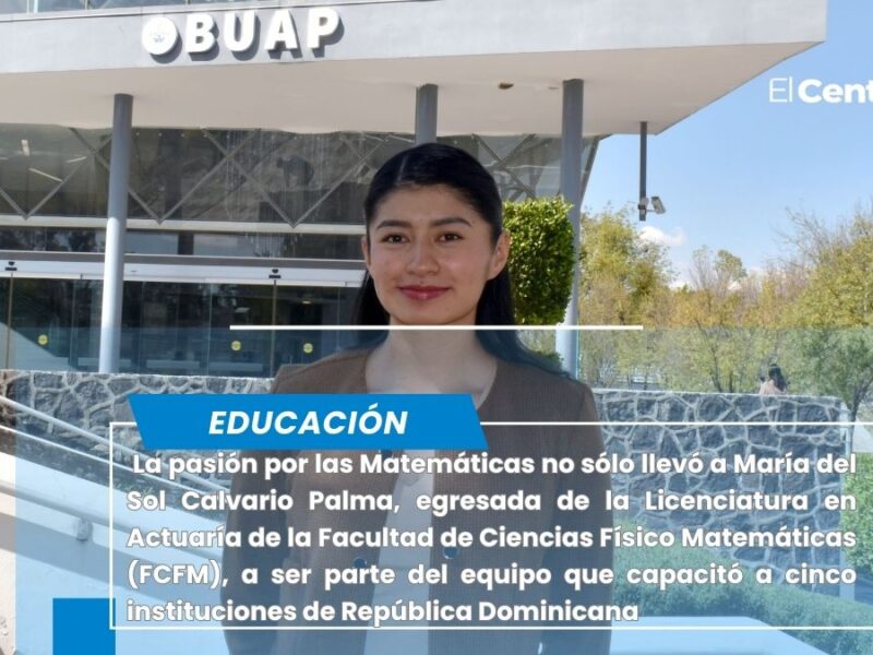 María del Sol Calvario: estudiar ciencias exactas puede ser abrumador, pero vale la pena