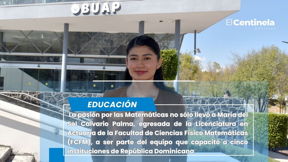 María del Sol Calvario: estudiar ciencias exactas puede ser abrumador, pero vale la pena
