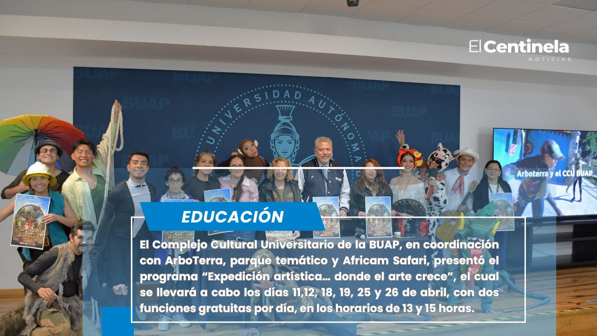 Ofrecerán BUAP y ArboTerra la experiencia “Expedición artística… donde el arte crece”