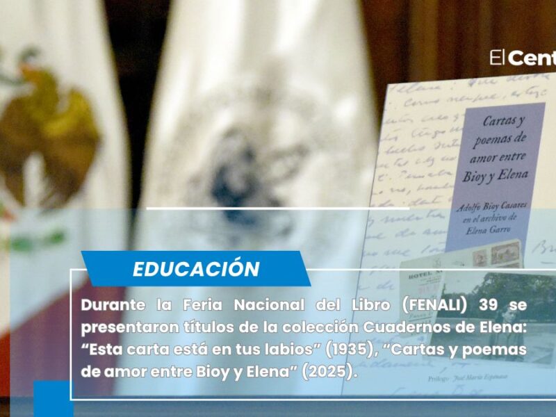 Presentan Cuadernos de Elena Garro en la FENALI 39
