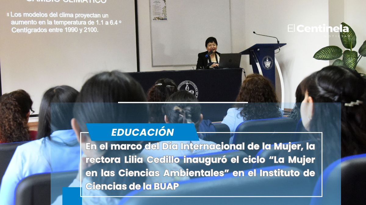 Inaugura Rectora Lilia Cedillo ciclo de conferencias en el Instituto de Ciencias
