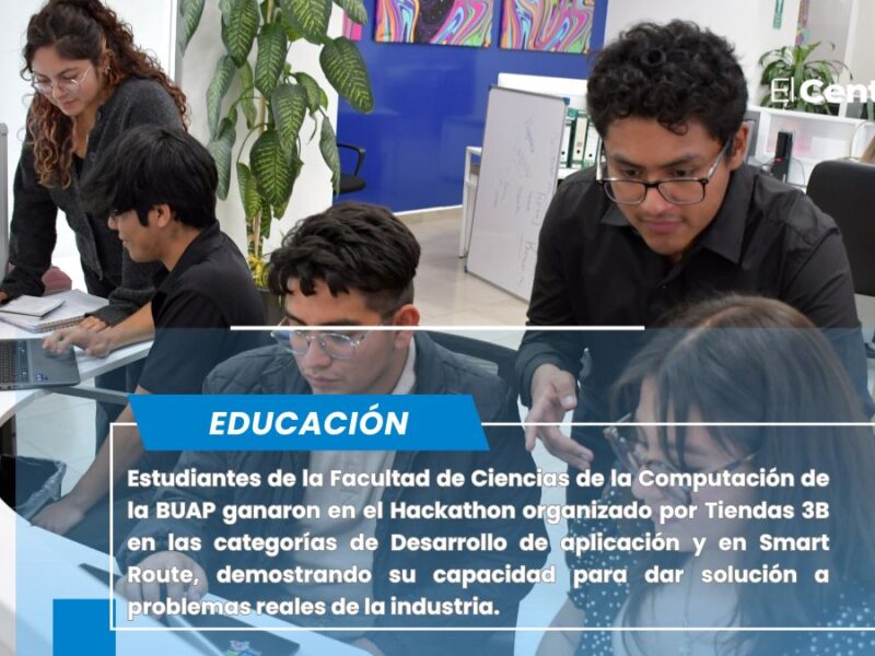 Estudiantes BUAP ganan Hackathon al proponer soluciones tecnológicas para la industria
