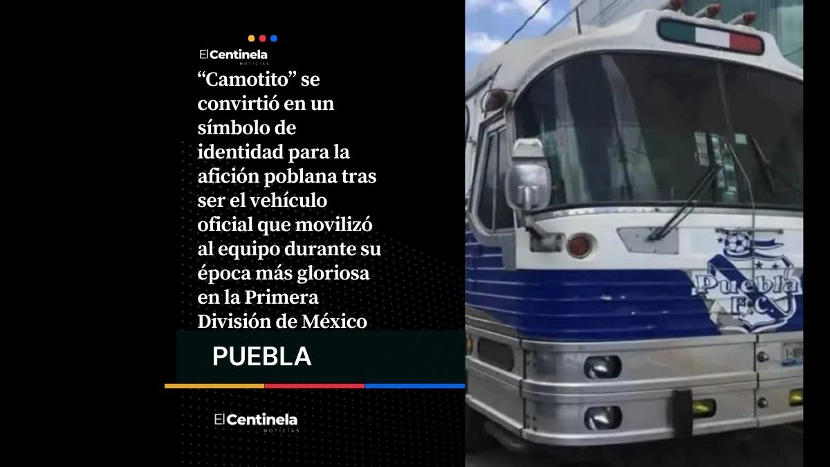 Adiós al legendario autobús del Club Puebla: ponen a la venta a “Camotito”