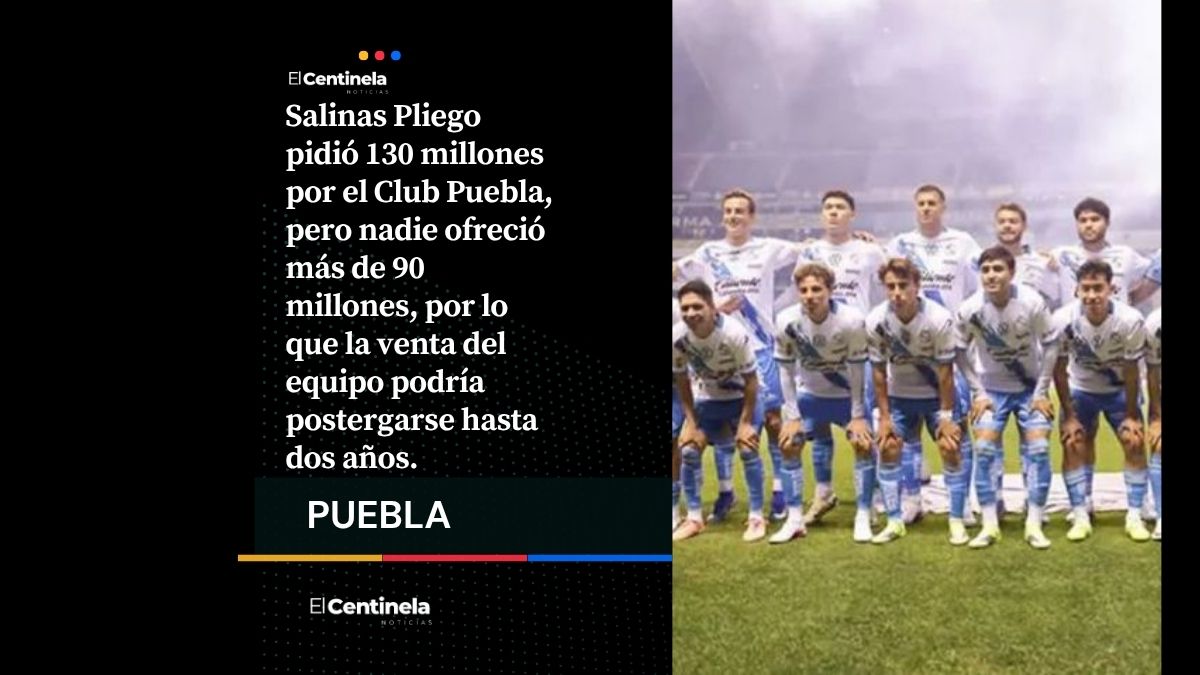 Salinas Pliego quiere 130 millones de dólares por el Club Puebla… pero nadie ofrece más de 90