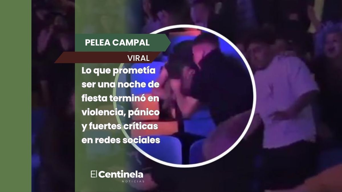 Pelea campal estallara entre asistentes y derivara en agresiones directas en concierto de Grupo Firme