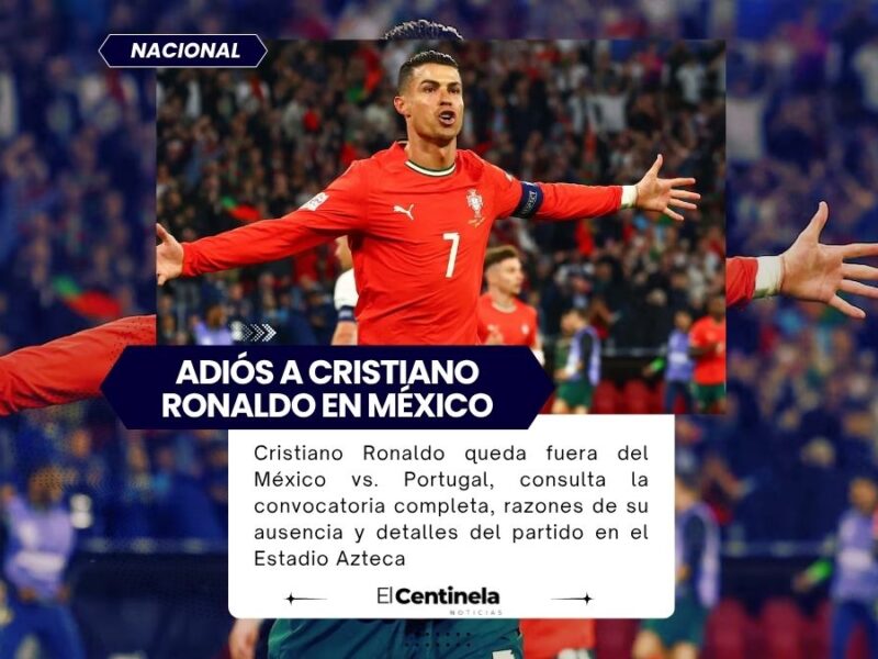 Cristiano Ronaldo no jugará el México vs. Portugal: convocatoria del amistoso en el Azteca
