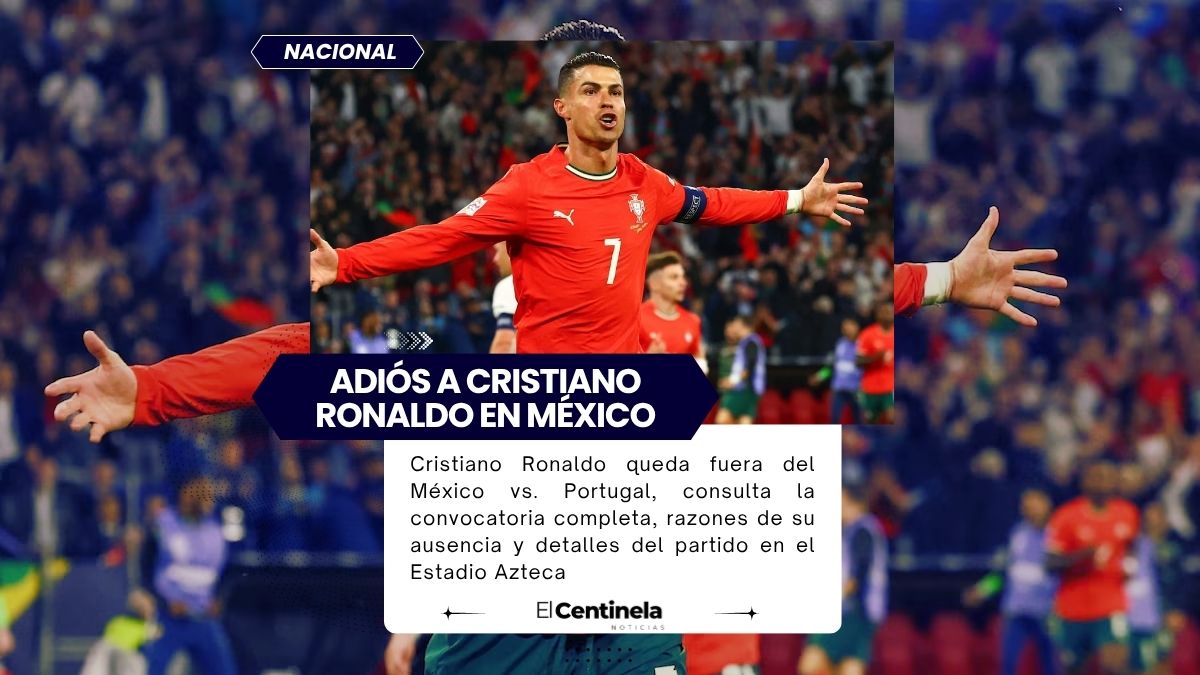 Cristiano Ronaldo no jugará el México vs. Portugal: convocatoria del amistoso en el Azteca