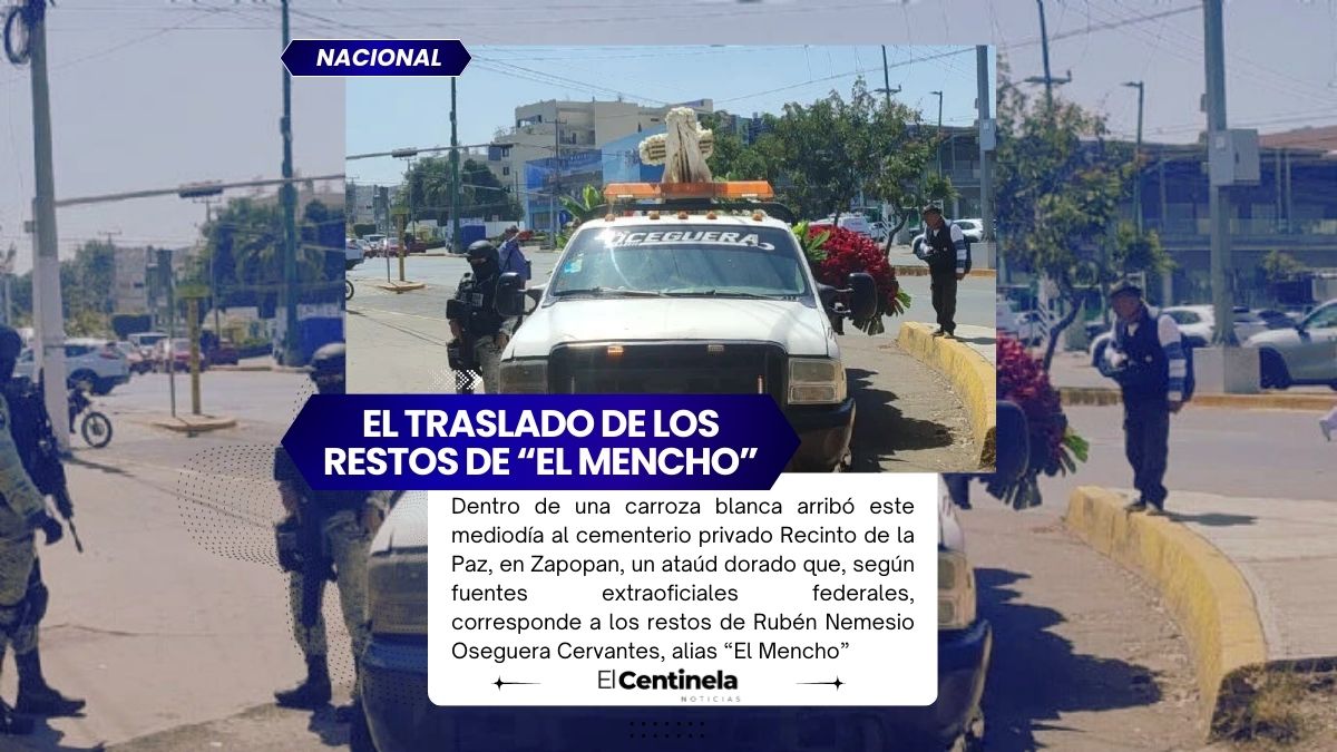 Así fue el traslado de los restos de “El Mencho”, líder del CJNG, al panteón de Zapopan