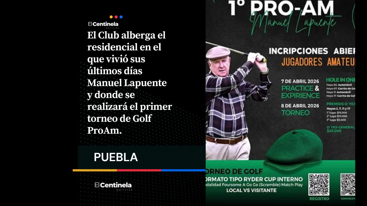 Prepárate: Todo listo para el primer torneo de Golf ProAm Manuel Lapuente