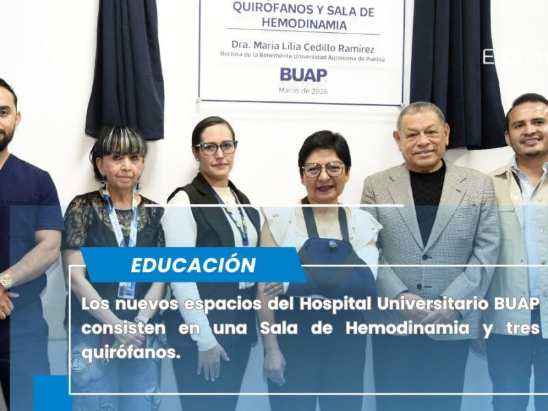 La Rectora Lilia Cedillo inaugura nuevos espacios en el Hospital Universitario BUAP