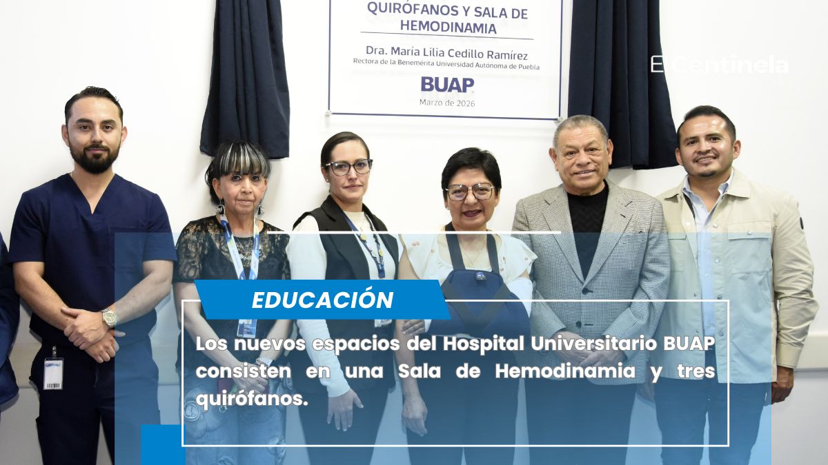 La Rectora Lilia Cedillo inaugura nuevos espacios en el Hospital Universitario BUAP
