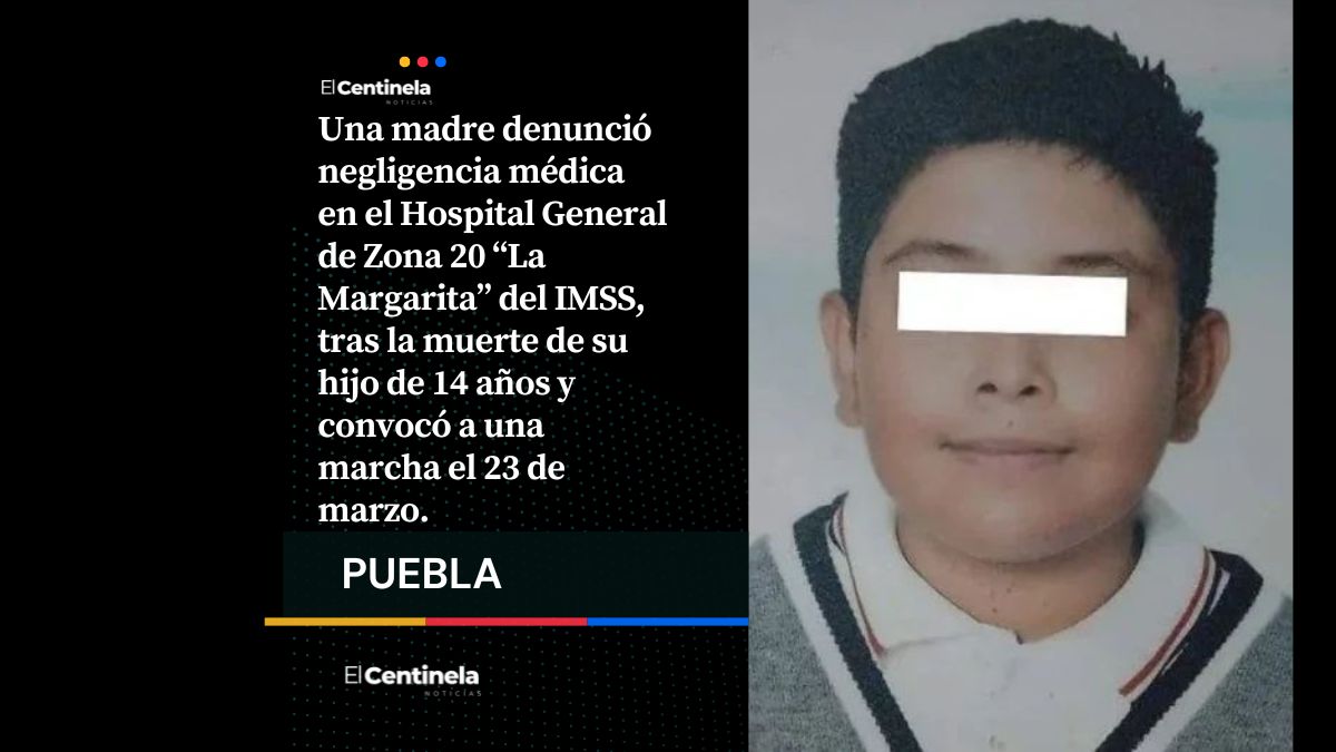 Madre denuncia negligencia en el IMSS La Margarita tras muerte de su hijo de 14 años