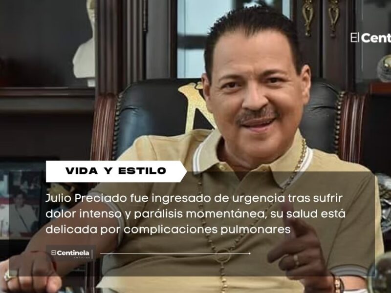 Julio Preciado hospitalizado de emergencia: problemas pulmonares encienden alarmas
