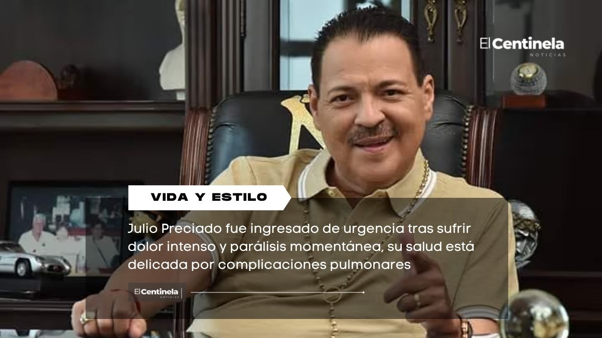 Julio Preciado hospitalizado de emergencia: problemas pulmonares encienden alarmas