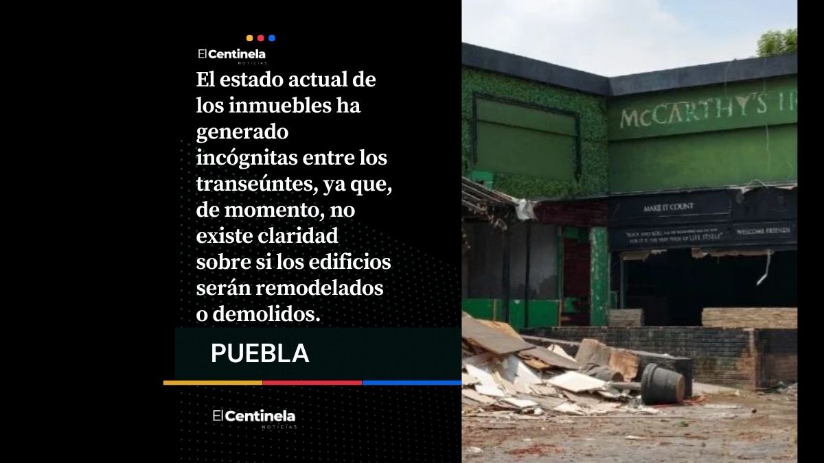 ¡Adiós vaquero! El emblemático McCarthy’s de la Juárez y negocios aledaños lucen en ruinas