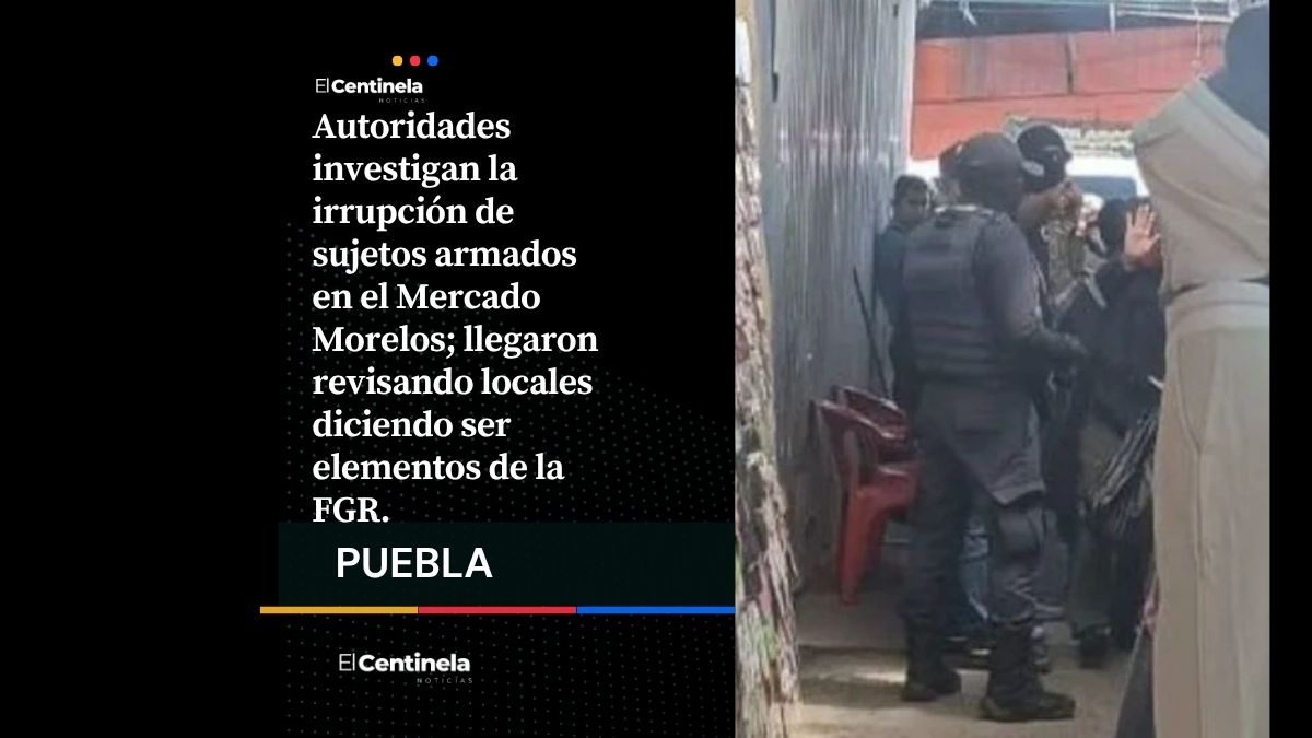 Pánico en el Mercado Morelos: falsos agentes de la FGR irrumpen y someten a locatarios