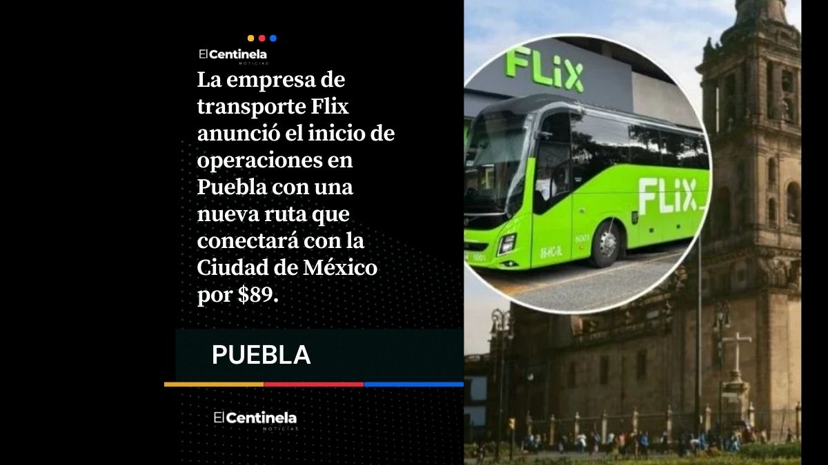 Así podrás viajar de Puebla a CDMX por 89 pesos en esta nueva ruta