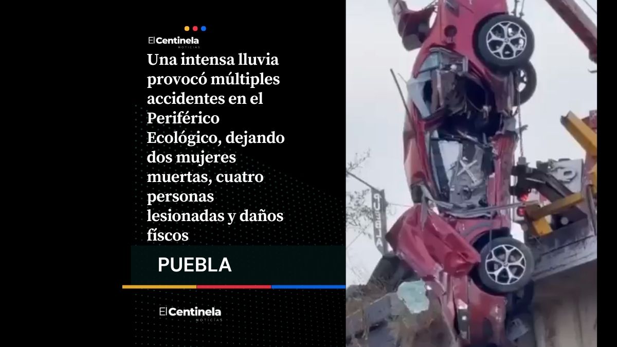Lluvia provoca accidentes en el Periférico: dos mujeres muertas y cuatro lesionados
