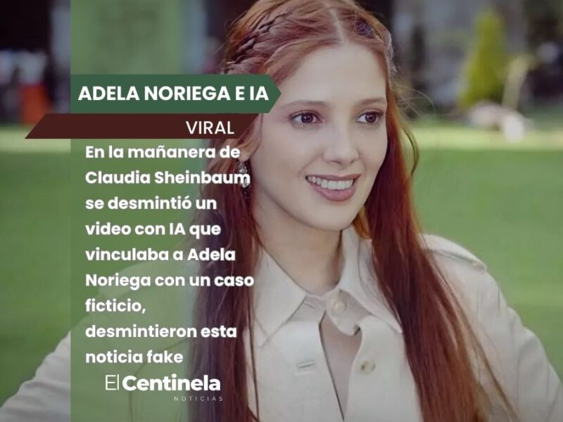 Adela Noriega y falso video con IA: desmienten rumor en la mañanera de Claudia Sheinbaum