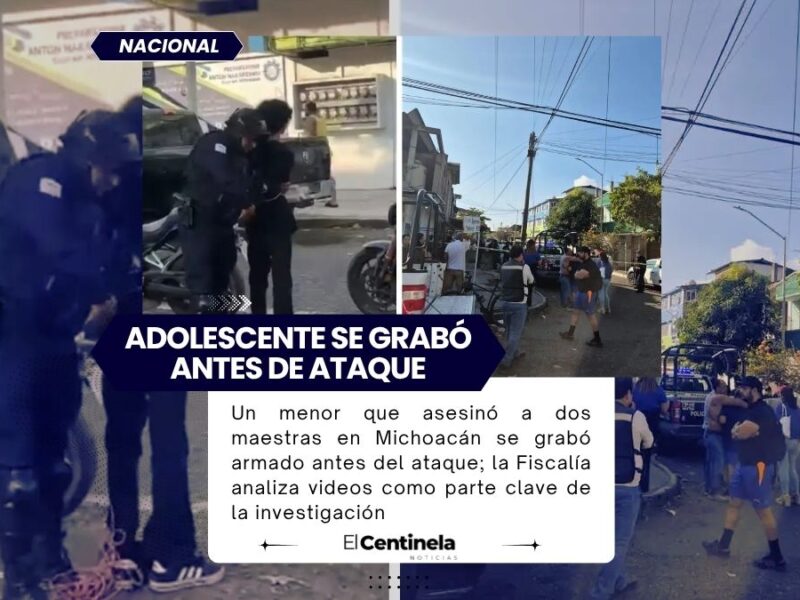 Adolescente armado con AR-15 se grabó antes de ataque en Michoacán, Fiscalía investiga videos