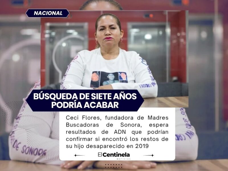 Ceci Flores podría confirmar hallazgo de su hijo tras 7 años de búsqueda en Sonora