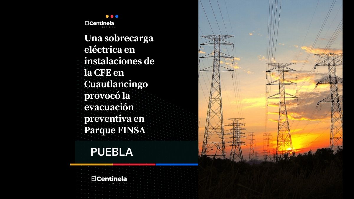 Qué susto: evacúan Parque FINSA por sobrecarga eléctrica en CFE de Cuautlancingo, no hay heridos