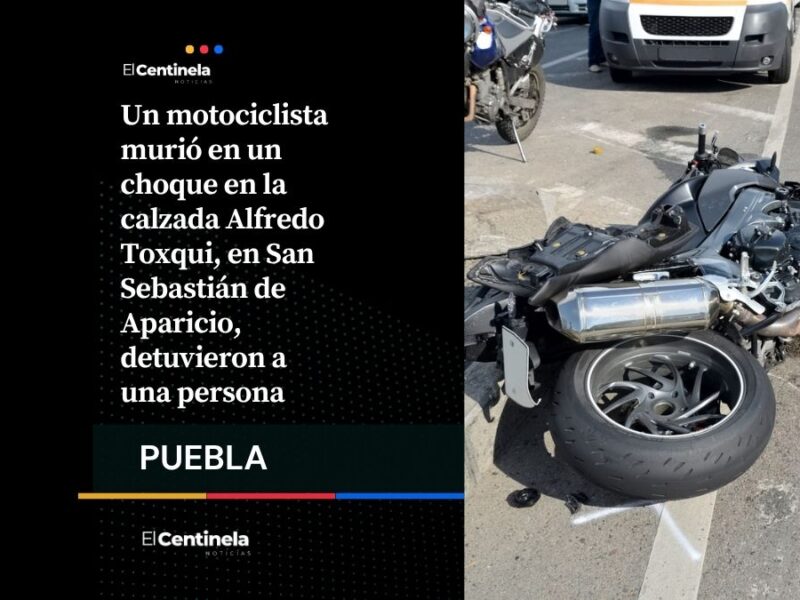 Motociclista muere en fatal choque en San Sebastián de Aparicio, hay un detenido