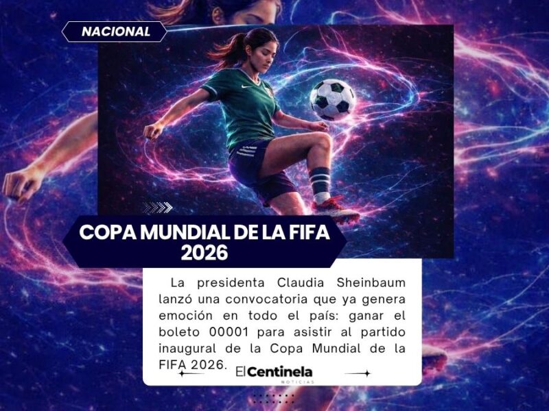 Domina el balón y gana el boleto 00001 de Claudia Sheinbaum para ver el partido inaugural del Mundial