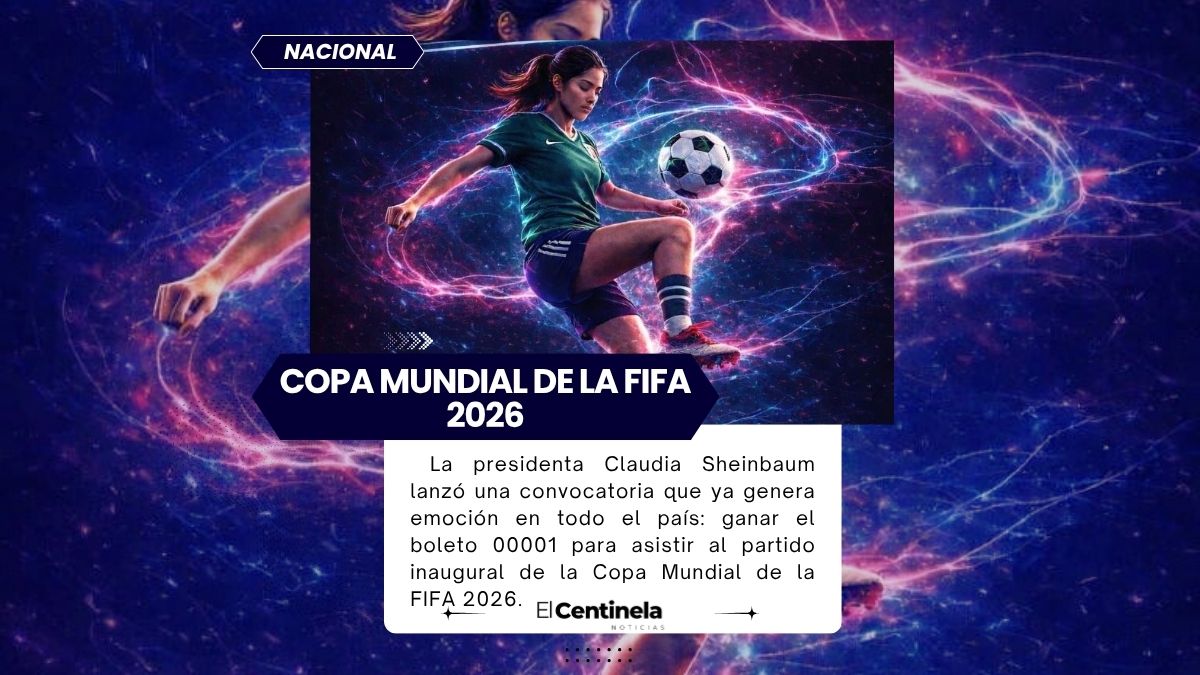 Domina el balón y gana el boleto 00001 de Claudia Sheinbaum para ver el partido inaugural del Mundial