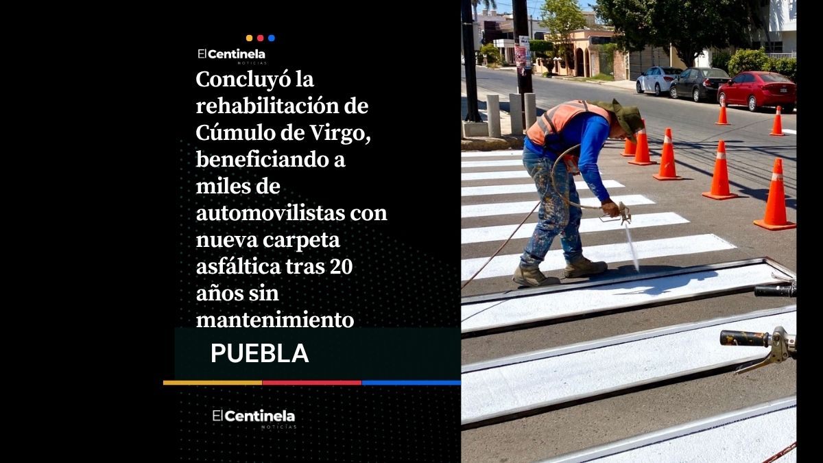 Rehabilitan Cúmulo de Virgo: fin a los baches luego de 20 años de abandono