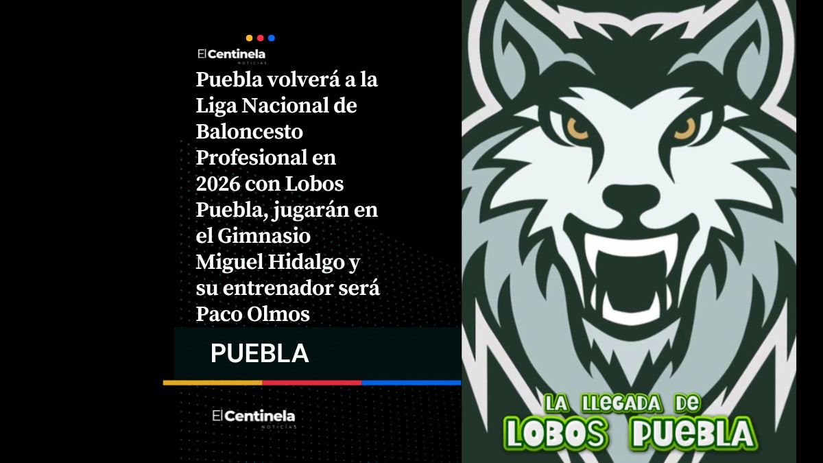 Lobos Puebla regresa a la LNBP, al equipo de básquetbol lo dirigirá Paco Olmos