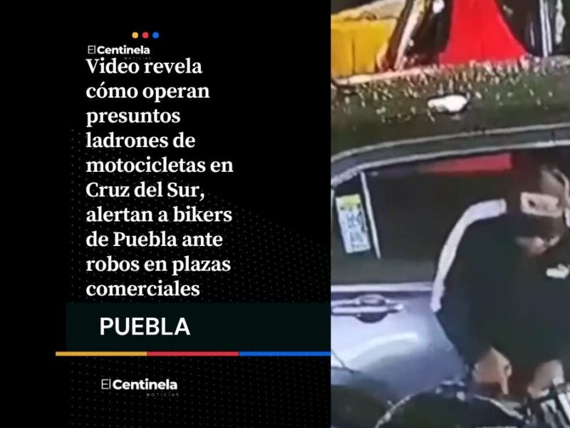 Así operan: exhiben modus operandi de ladrones de motos en Cruz del Sur
