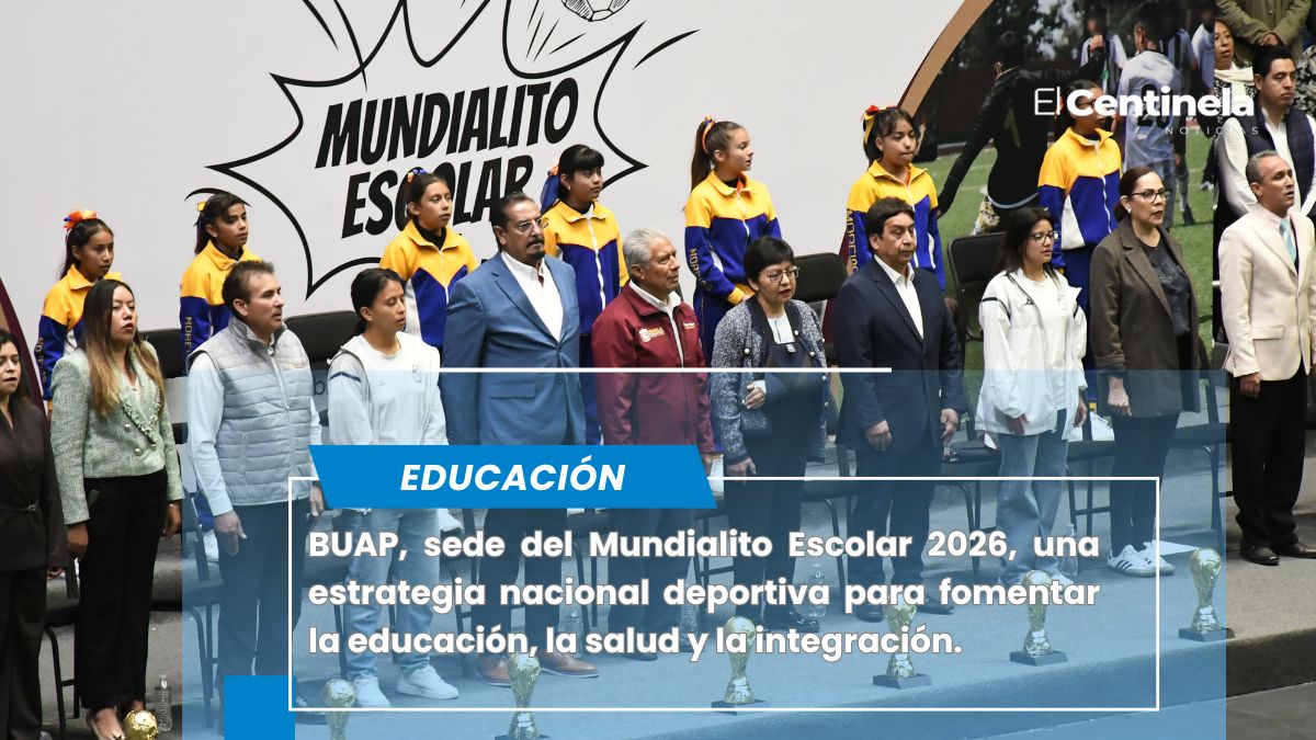 Inauguran en la BUAP el Mundialito Escolar 2026