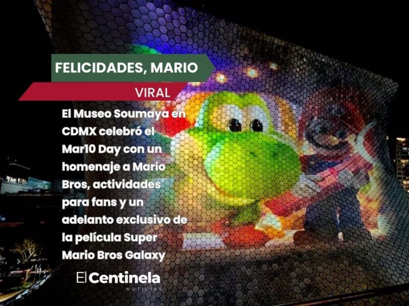 Museo Soumaya celebra el Mar10 Day con homenaje a Mario Bros y adelanto de la nueva película