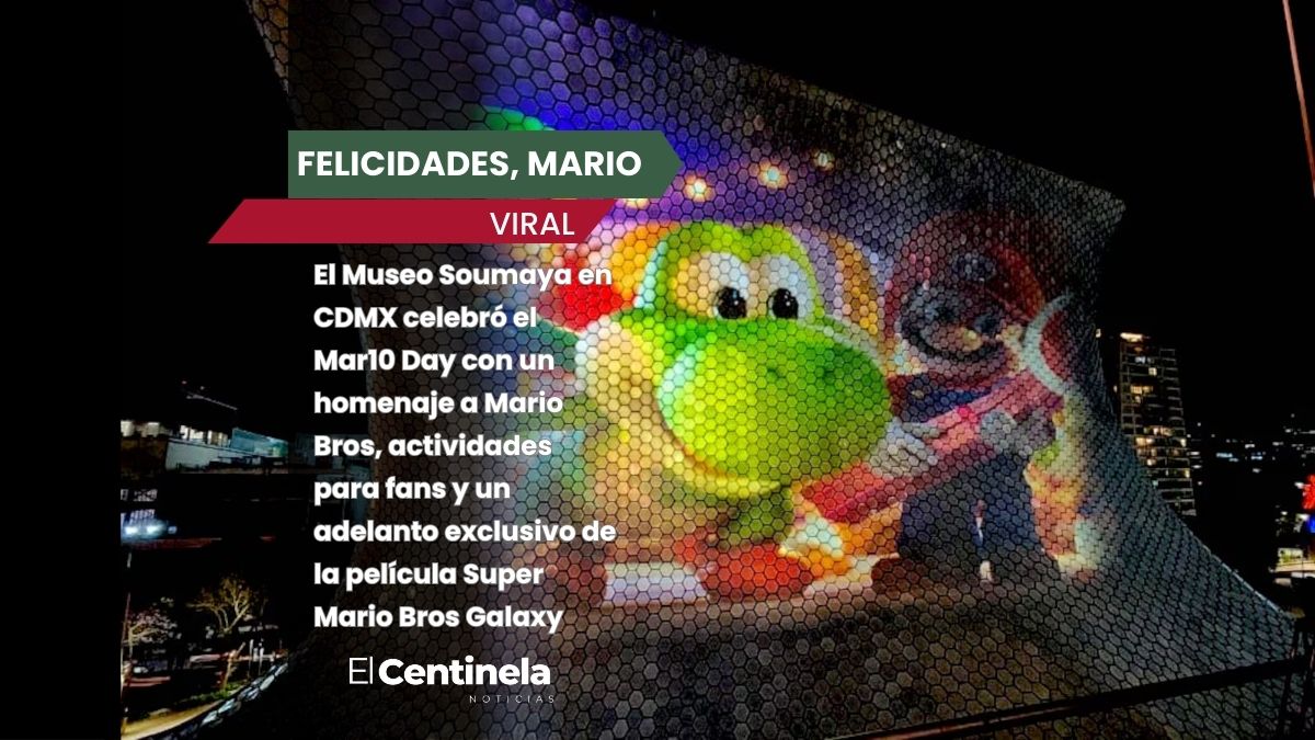 Museo Soumaya celebra el Mar10 Day con homenaje a Mario Bros y adelanto de la nueva película