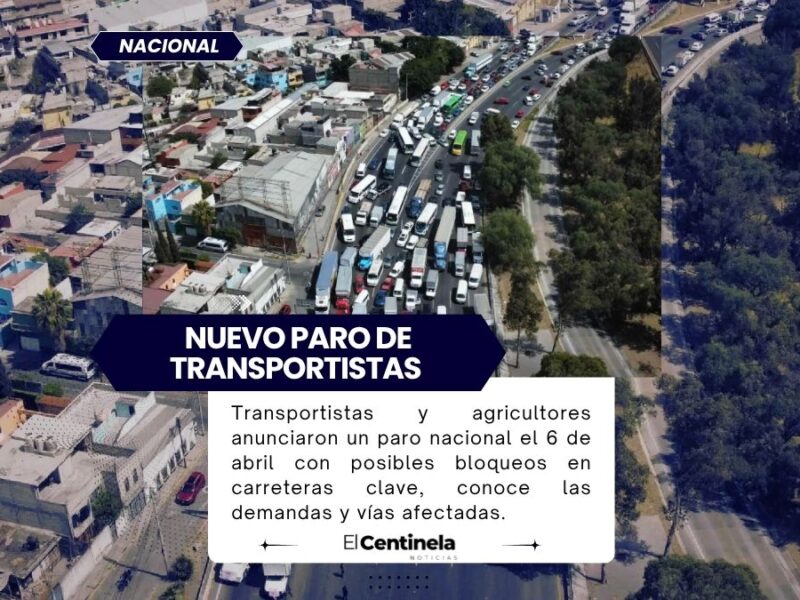 Paro nacional de transportistas y agricultores el 6 de abril: carreteras que podrían ser bloqueadas