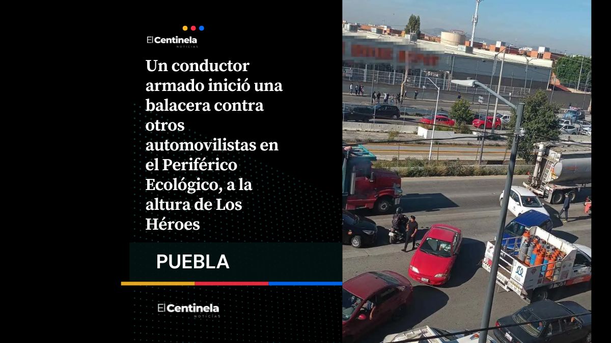 Conductor inicia balacera contra automovilistas en el Periférico Ecológico y desata pánico