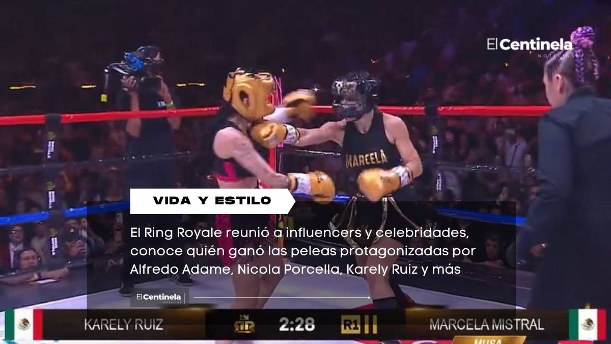 Así quedaron los resultados del Ring Royale: influencers y celebridades que ganaron las peleas