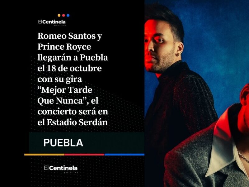 Romeo Santos y Prince Royce en Puebla: concierto en el Estadio Hermanos Serdán