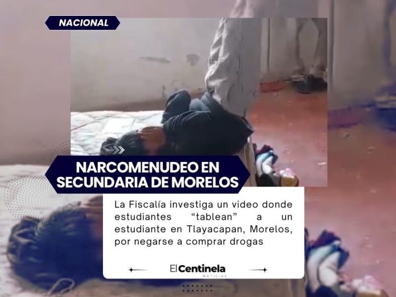 Estudiantes agreden a otro en secundaria de Morelos tras negarse a comprar drogas