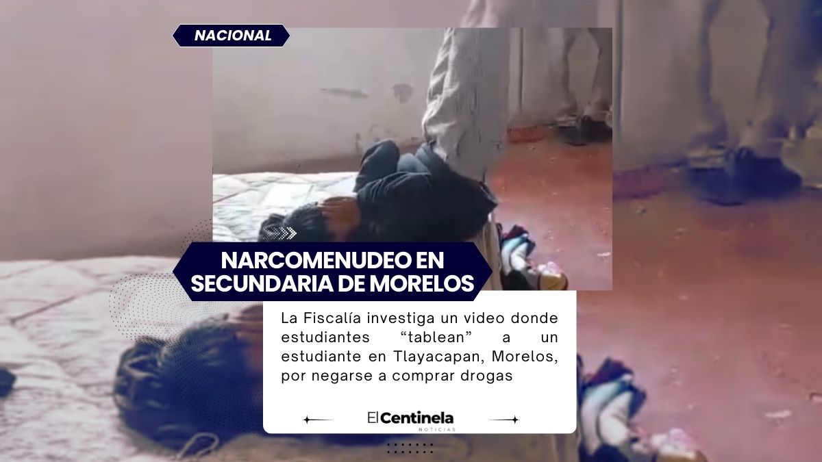 Estudiantes agreden a otro en secundaria de Morelos tras negarse a comprar drogas