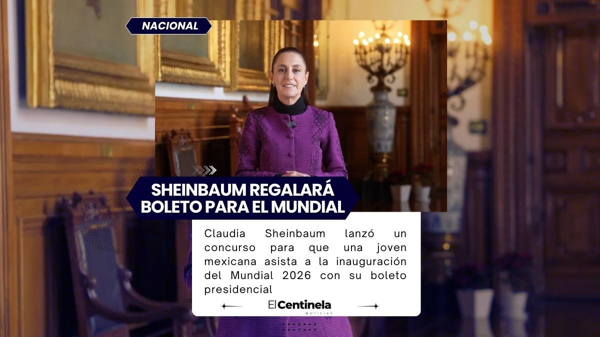 Claudia Sheinbaum regala boleto para inauguración del Mundial: así puedes participar
