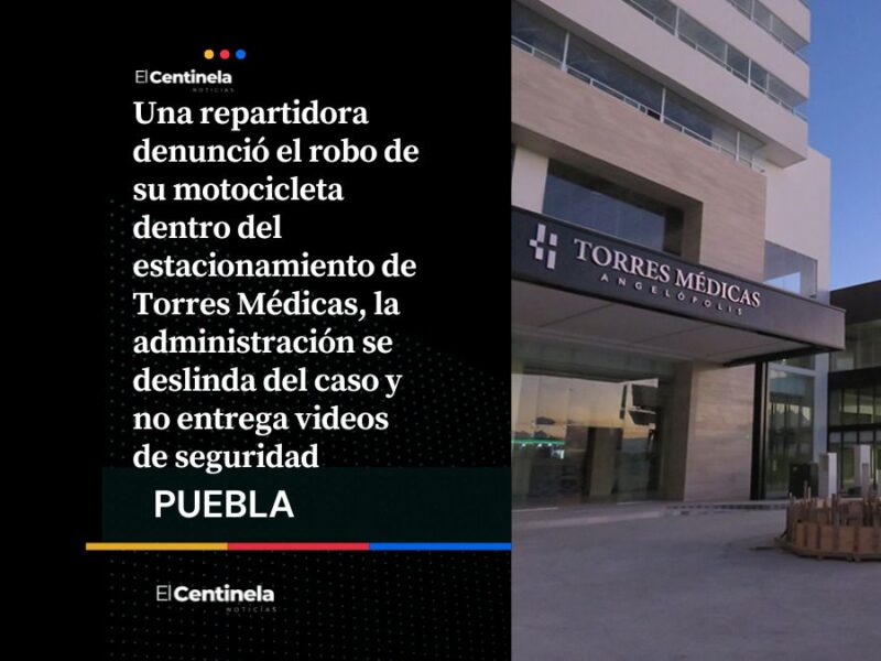 Denuncian robo de motocicleta en Torres Médicas: administración no entrega videos de seguridad